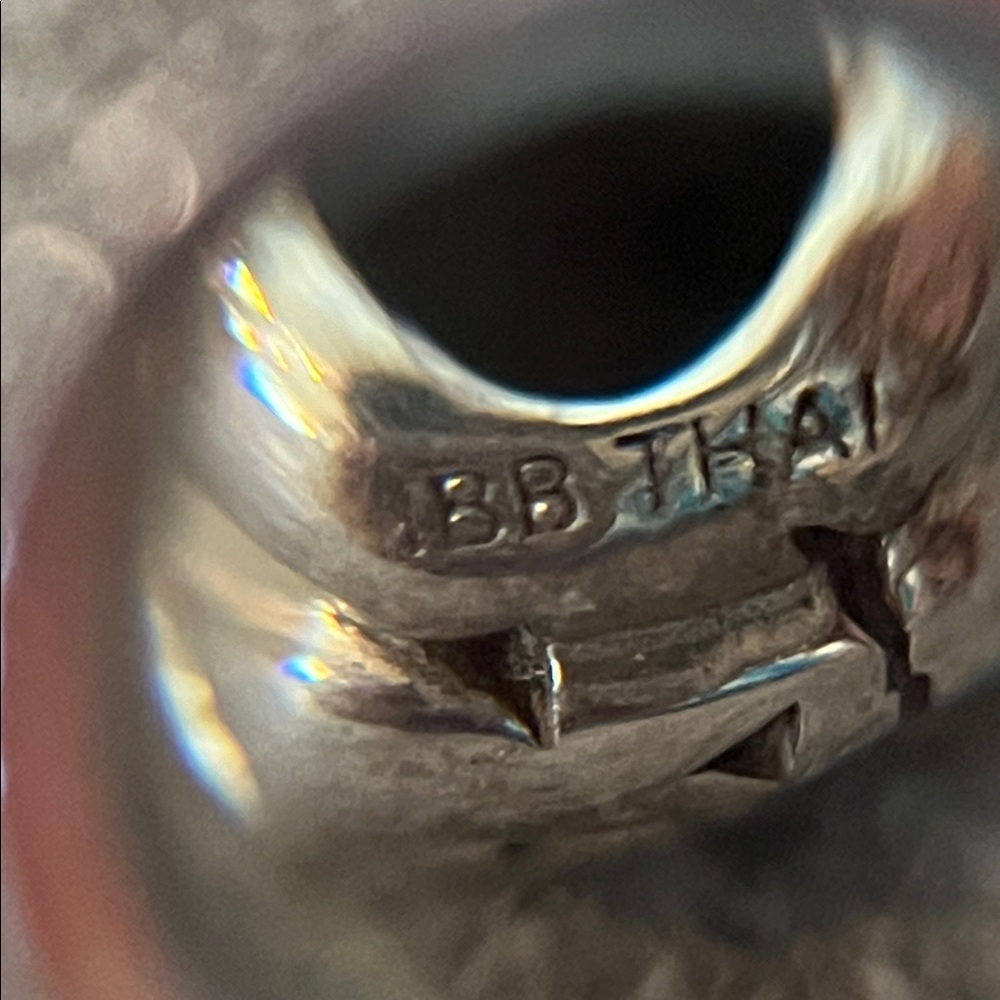 Sterling Flower Slide Bead/Charm - Picture 3 of 8